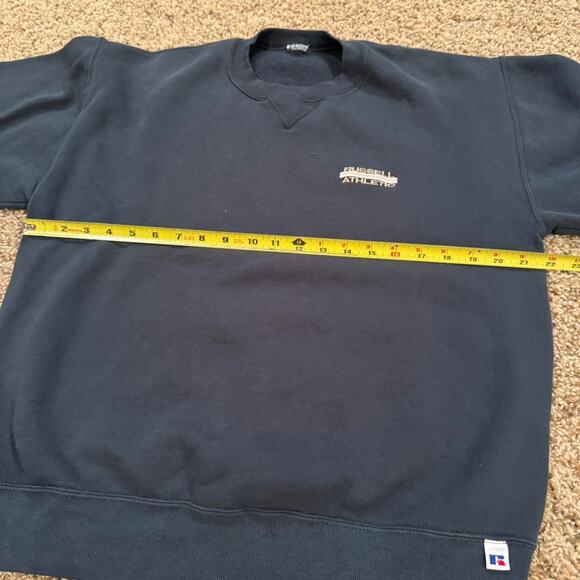 Vintage 90s Russell Athletic Blank Sweatshirt Men's V-Stitch Crew Neck - Picture 7 of 8